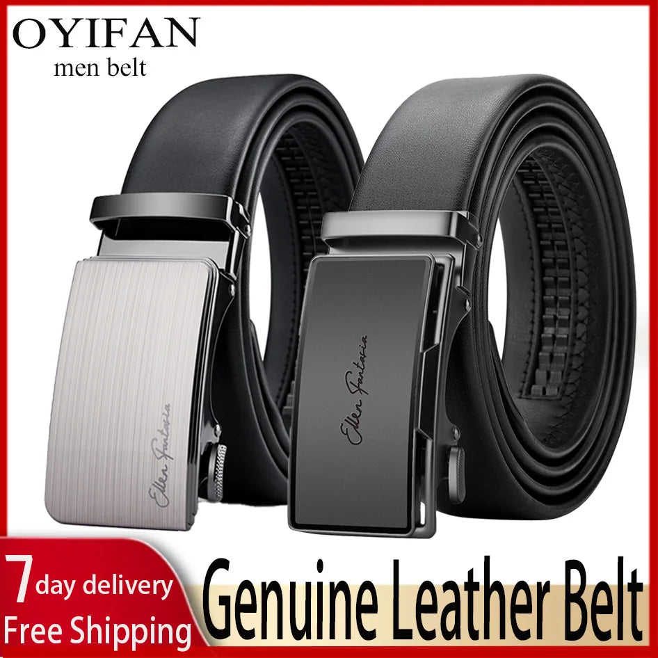 OYIFAN Men's Leather Belt