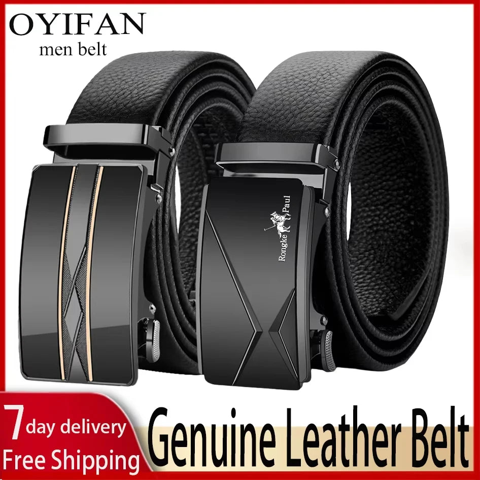 OYIFAN Men's Leather Belt