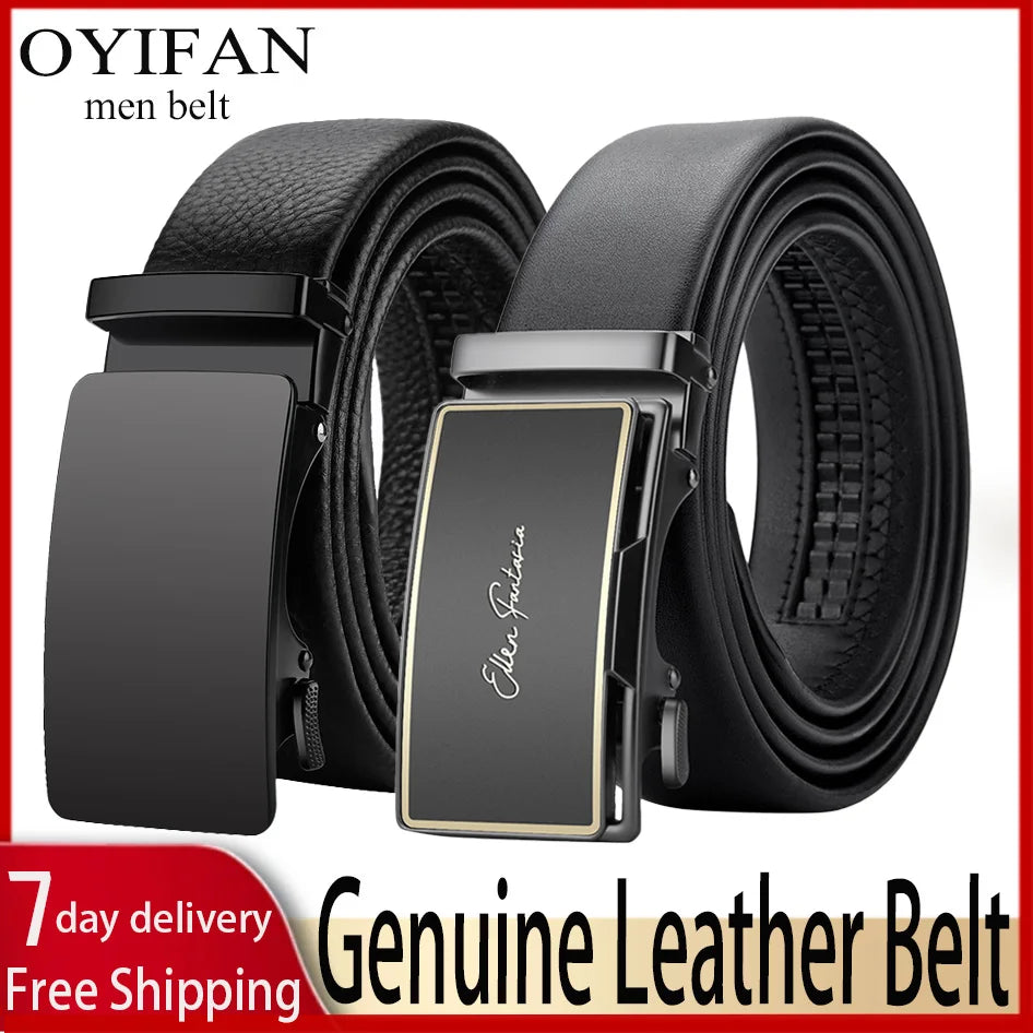 OYIFAN Men's Leather Belt